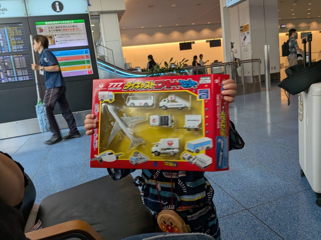 3歳児ついに車&電車から飛行機へ