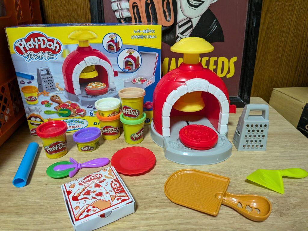 【神育児】ハズブロ(Hasbro)プレイドー、キッチンクリエーション、ピザオーブンプレイセットが最高すぎた